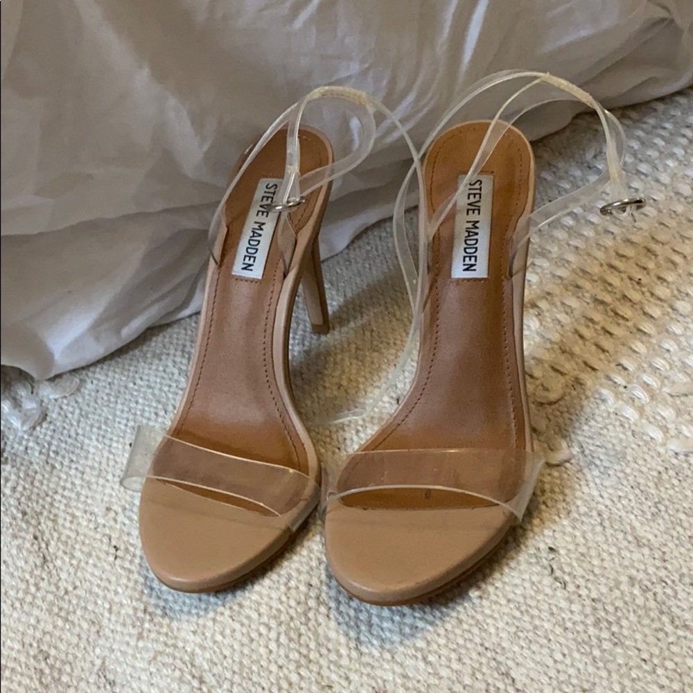 Clear heels